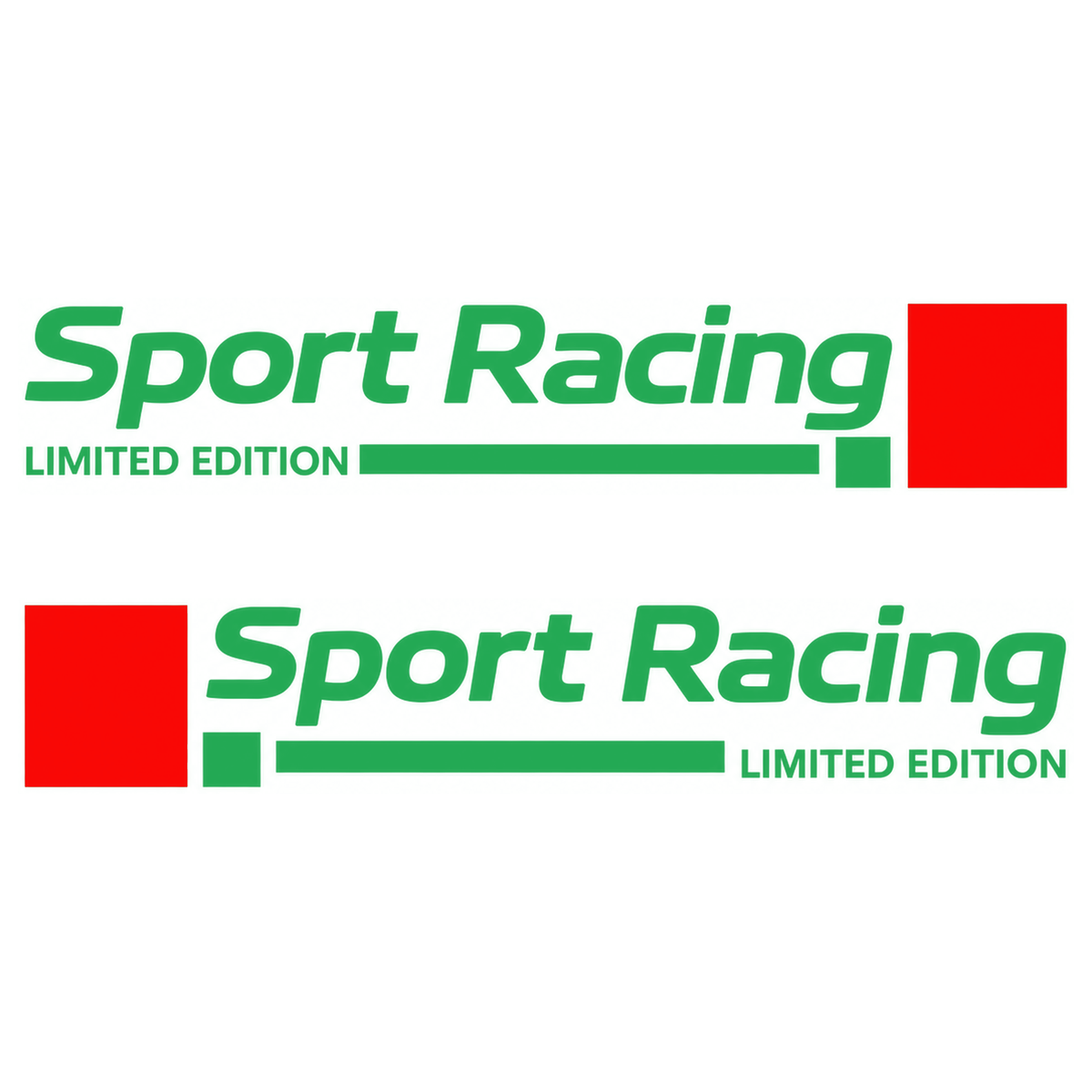 Sticker auto Sport Racing Limited Edition – set pentru ambele părți