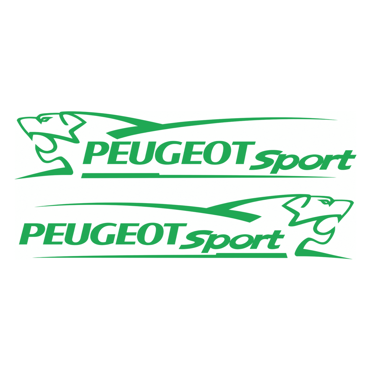Set 2 Stickere laterale Peugeot Sport cu leu