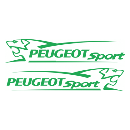 Set 2 Stickere laterale Peugeot Sport cu leu