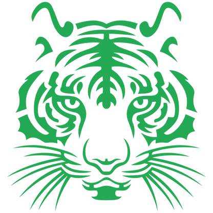Sticker Cap de Tigru Tribal – Design Wild, Auto Moto