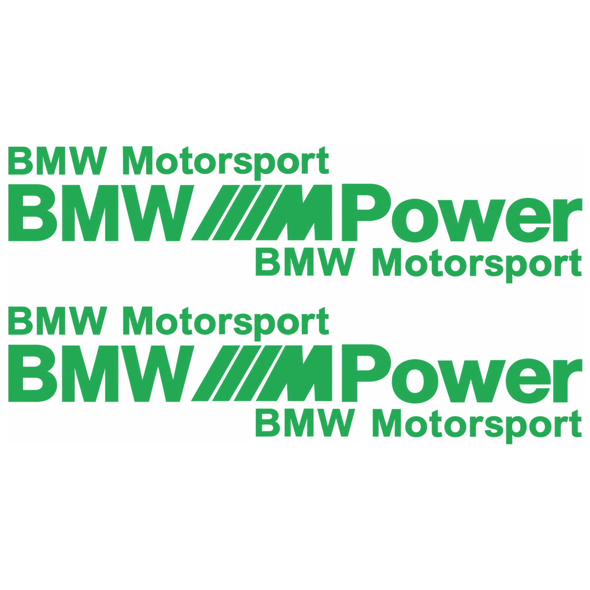 Set 2 Stickere Auto BMW Motorsport M Power