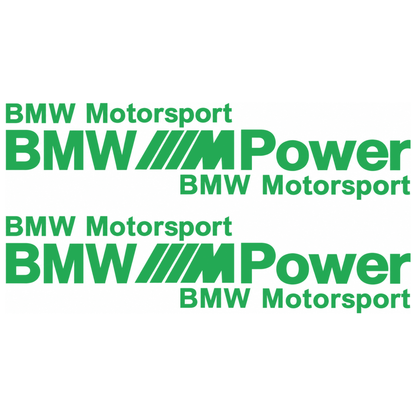 Set 2 Stickere Auto BMW Motorsport M Power
