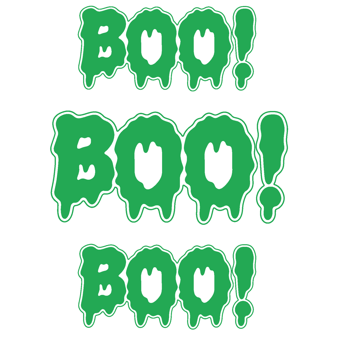 Set 3 Stickere BOO! – Autocolant Halloween Funny Auto Moto