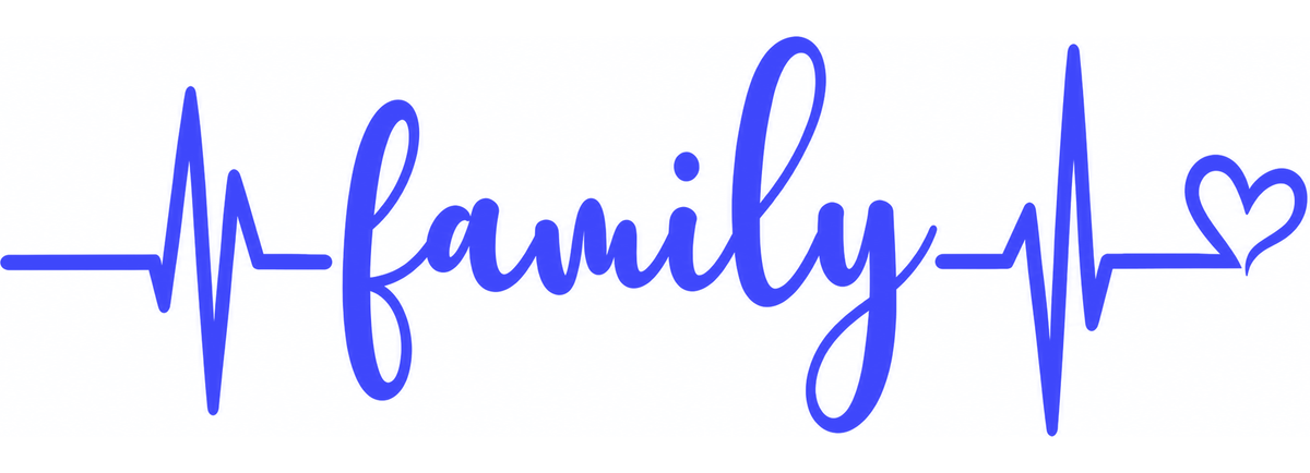 Sticker Family – Familie, Puls EKG și Inimă
