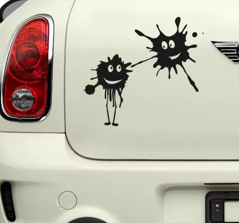 Sticker auto haios, pete haioase, Merry Blots