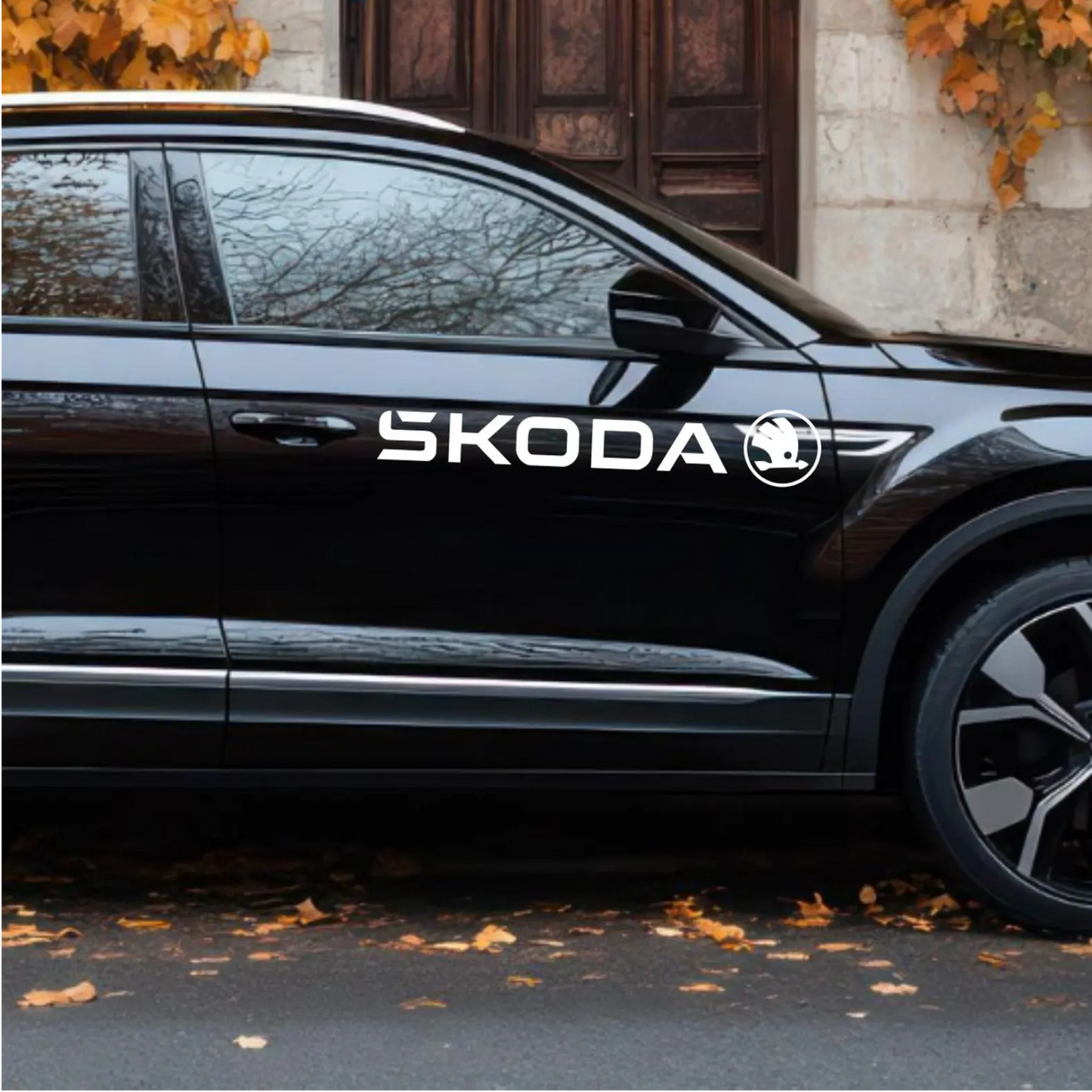 Set 2 stickere auto tuning, Skoda