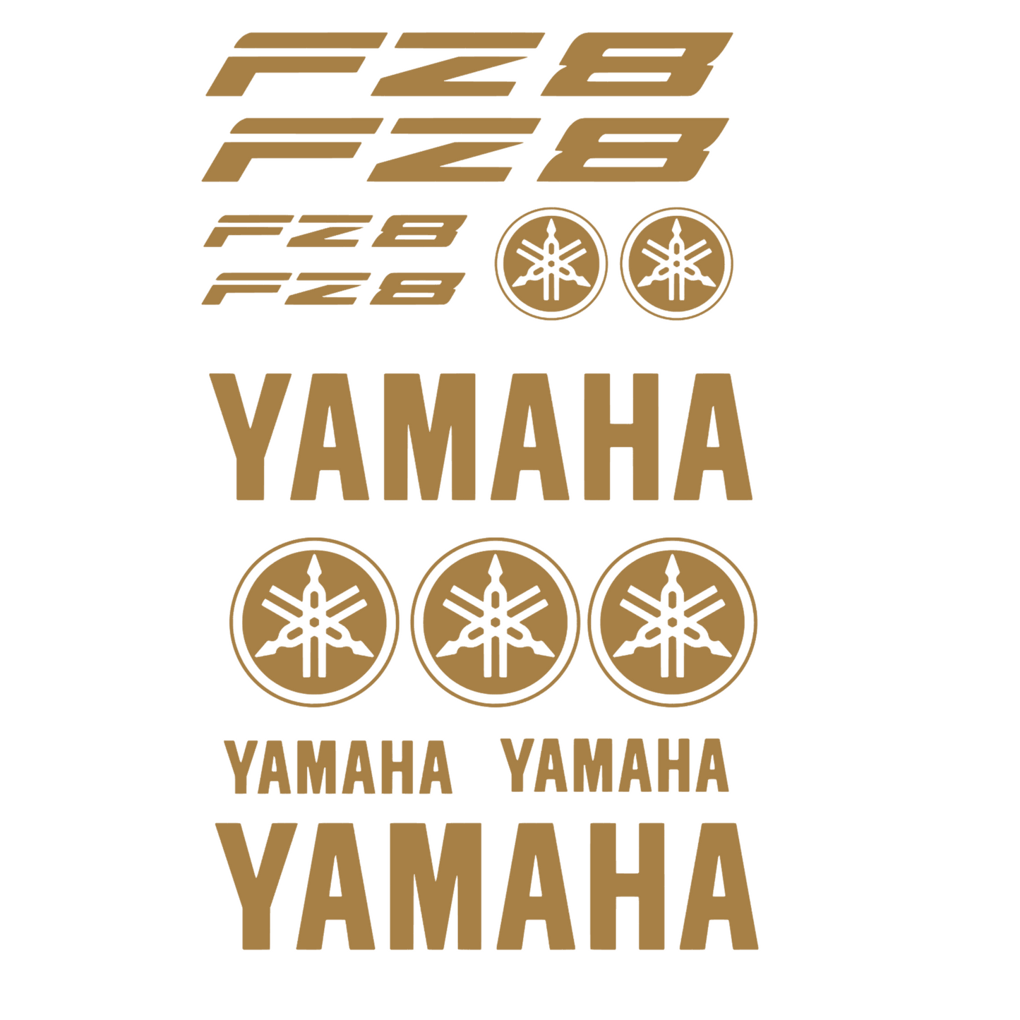 Set 13 stickere decorative Yamaha FZ8