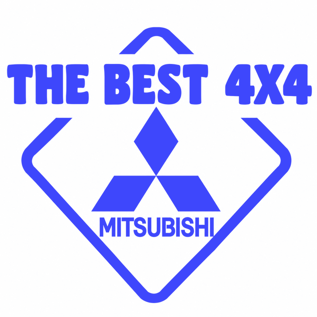 Sticker Mitsubishi – The Best 4x4 Off-Road