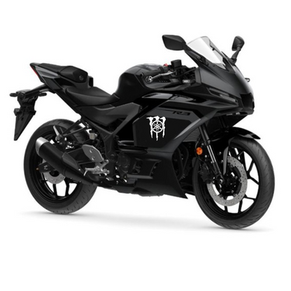 Sticker moto decorativ, Yamaha Monster