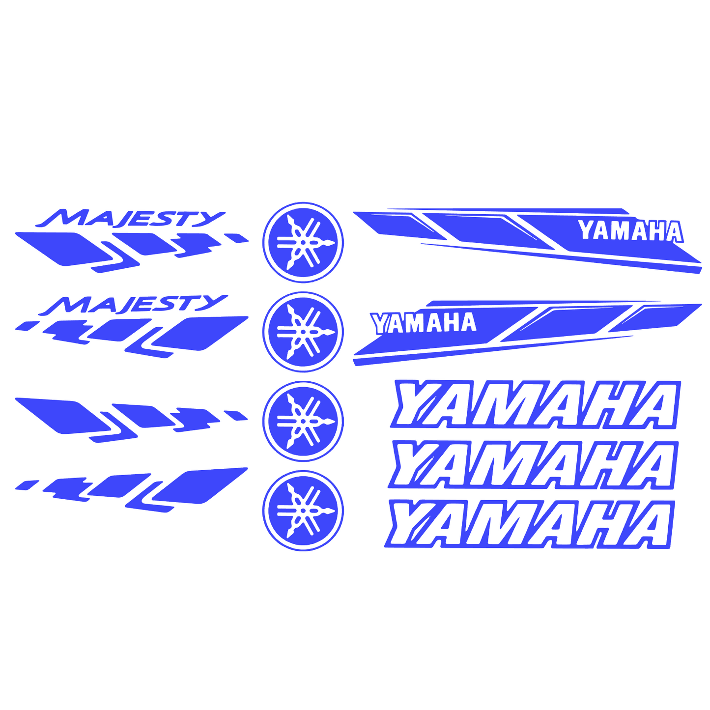 Set 13 stickere decorative Yamaha Majesty