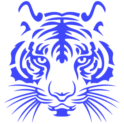 Sticker Cap de Tigru Tribal – Design Wild, Auto Moto