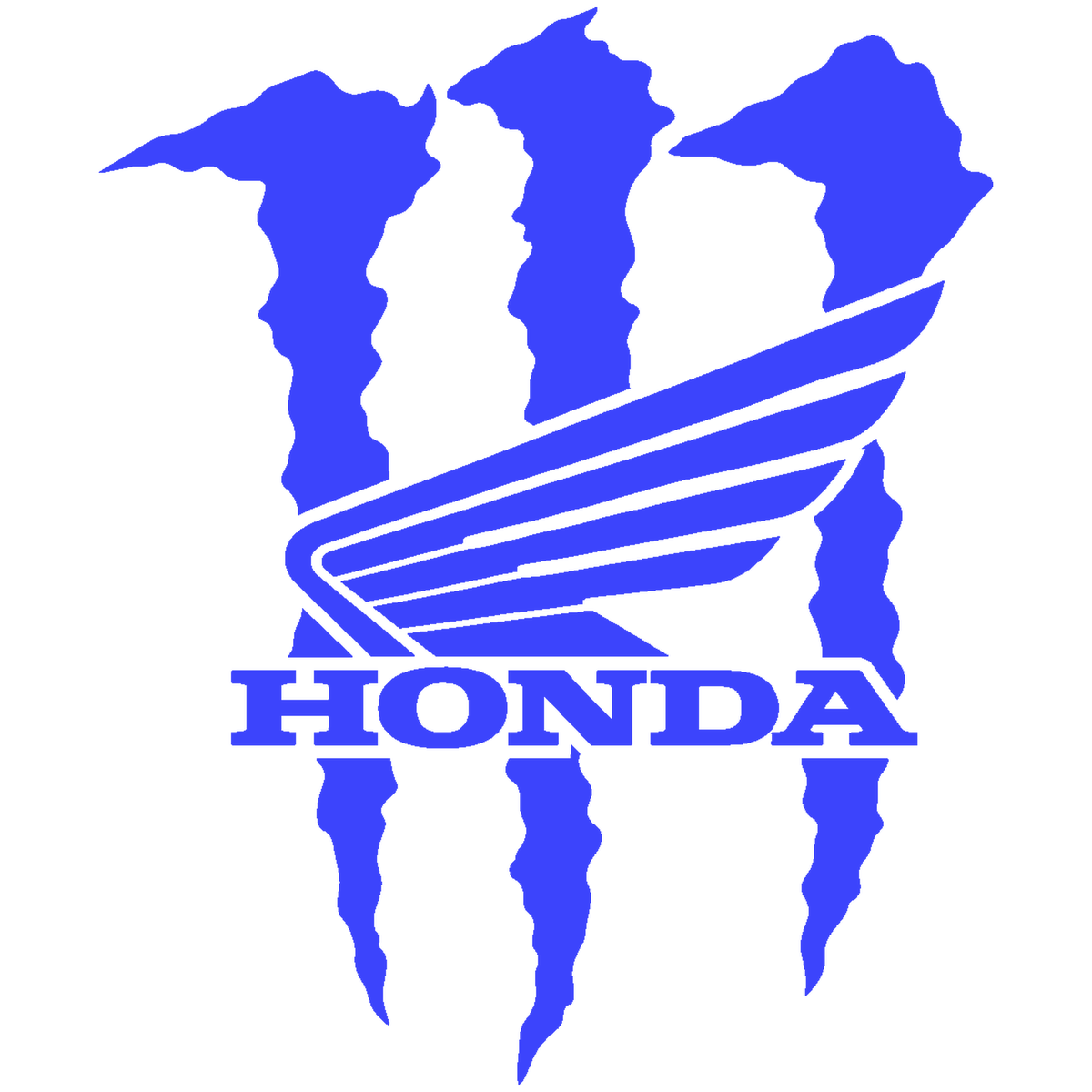 Sticker Honda Monster – Logo Honda cu Gheare