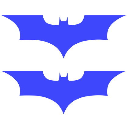 Set 2 stickere cu simbolul liliacului Batman, 17cm