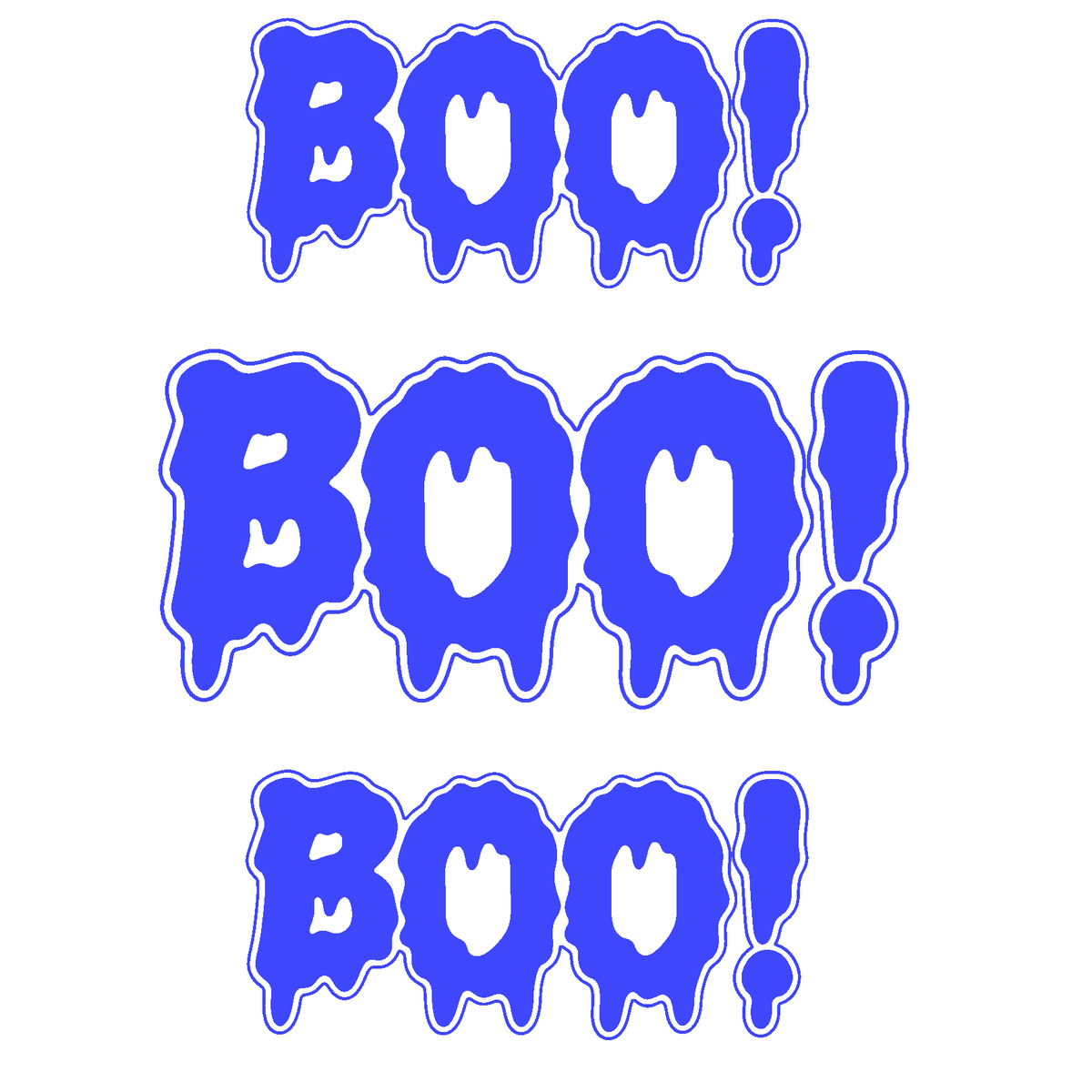 Set 3 Stickere BOO! – Autocolant Halloween Funny Auto Moto