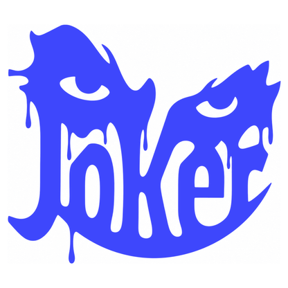 Sticker Auto Joker – Stil Horror Dripping 20cm