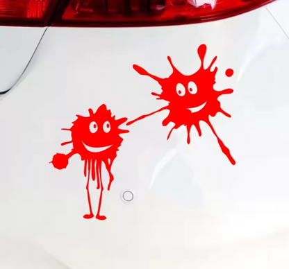 Sticker auto haios, pete haioase, Merry Blots