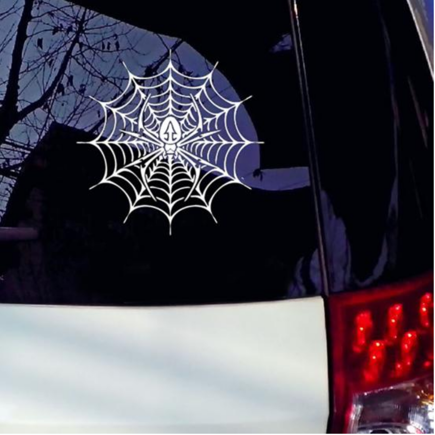 Sticker auto decorativ, rezistent, panza de paianjen