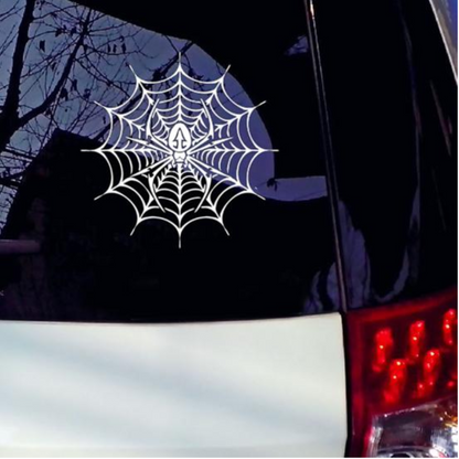 Sticker auto decorativ, rezistent, panza de paianjen