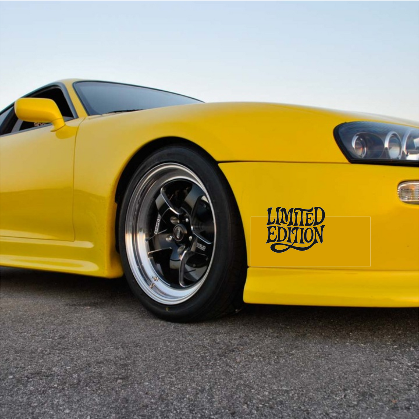Sticker auto moto decorativ, tuning, rezistent la apa si UV, Limited Edition