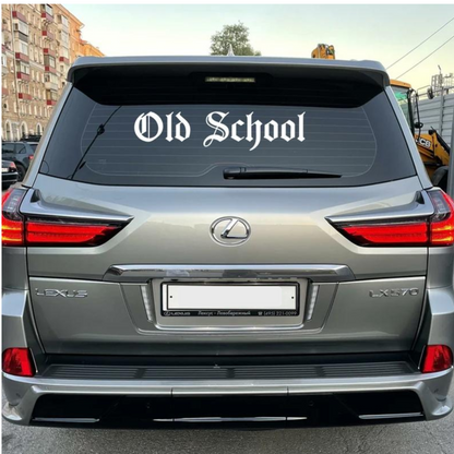 Sticker auto decorativ, rezistent, Old School