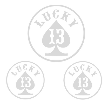 Set 3 stickere Lucky 13