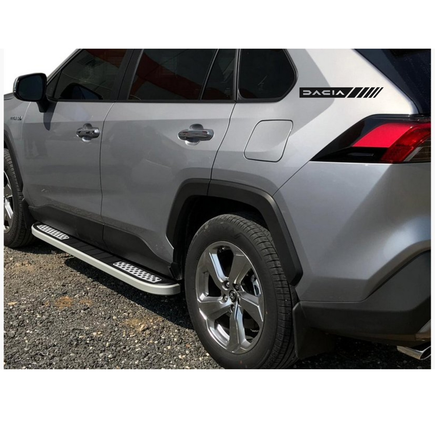 Set 2 stickere pentru Dacia Spring, Logan, Sandero, Bigster, Duster Lodgy