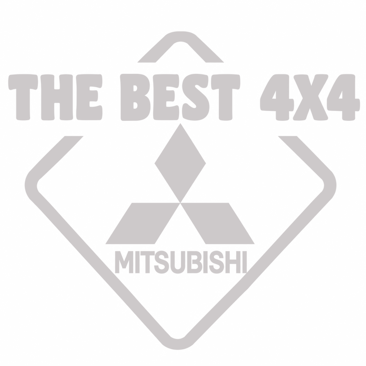 Sticker Mitsubishi – The Best 4x4 Off-Road