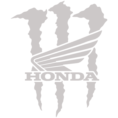 Sticker Honda Monster – Logo Honda cu Gheare