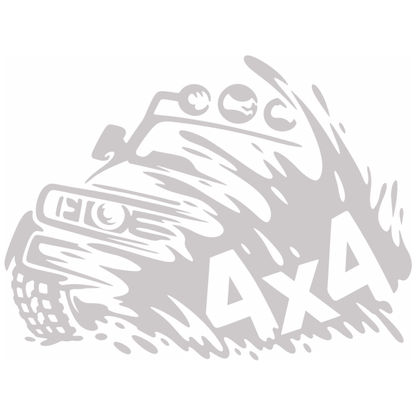 Sticker Auto 4x4 Off-Road – Mașină de Teren în Acțiune 20cm