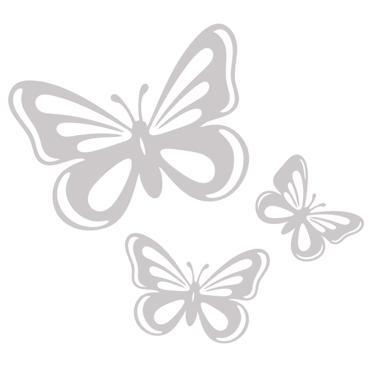 Set 3 Stickere Fluturi Auto – Tribal Decorativ
