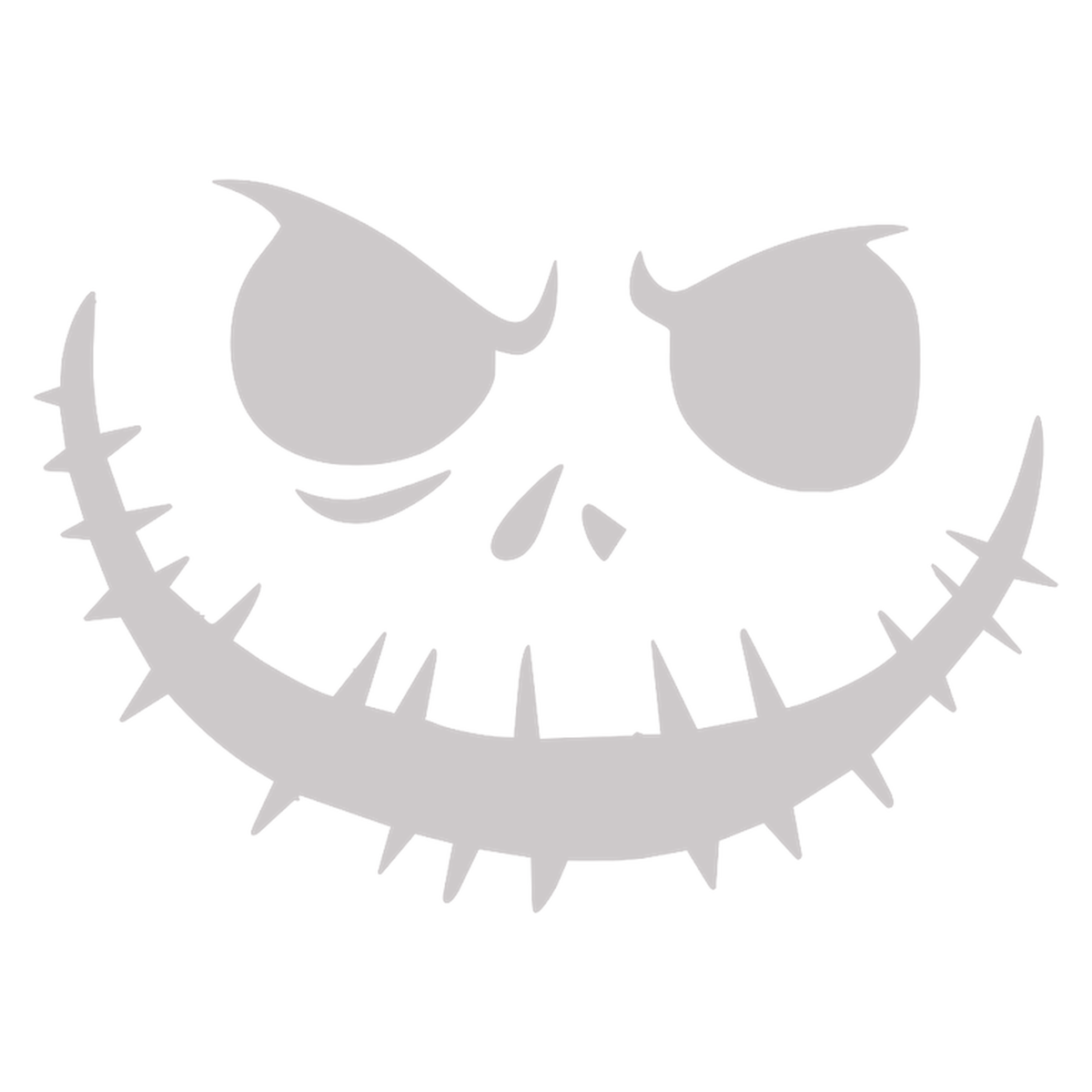 Sticker Jack Skellington – Față Craniu Halloween Auto