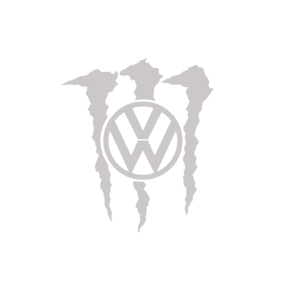Sticker Volkswagen VW Monster – Logo VW cu Gheare