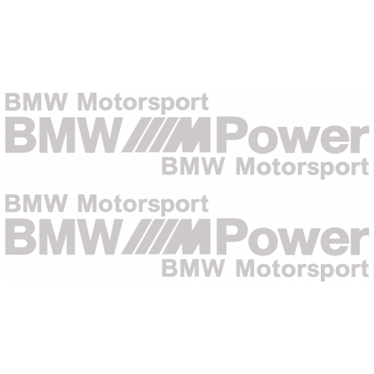Set 2 Stickere Auto BMW Motorsport M Power