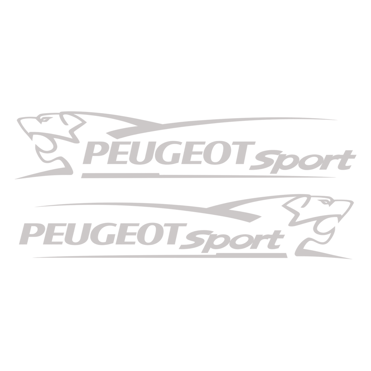 Set 2 Stickere laterale Peugeot Sport cu leu