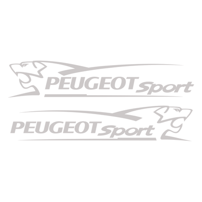 Set 2 Stickere laterale Peugeot Sport cu leu