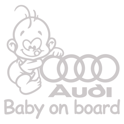 Sticker Audi Baby on Board – Bebeluș la Bord