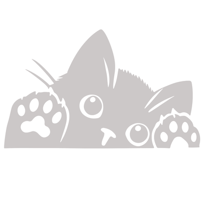 Sticker Pisică Jucăușă cu Lăbuțe – Funny Cat, Auto Moto