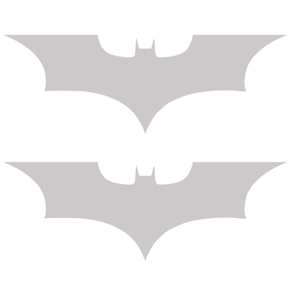 Set 2 stickere cu simbolul liliacului Batman, 17cm