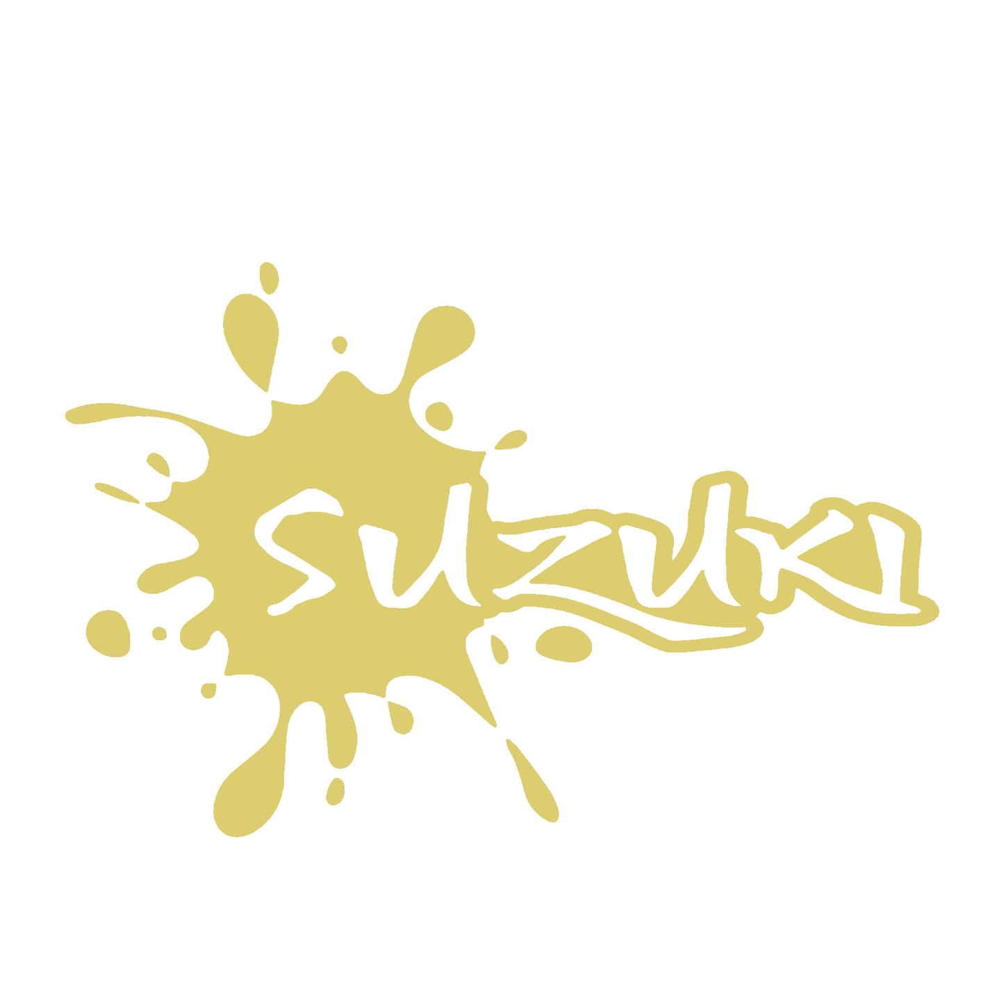Set 2 stickere decorative, rezistente, pata Suzuki