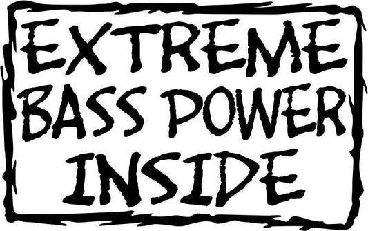Sticker Extreme Bass Power