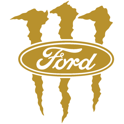 Sticker Ford Monster – Logo Ford cu Gheare