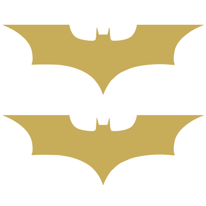 Set 2 stickere cu simbolul liliacului Batman, 17cm