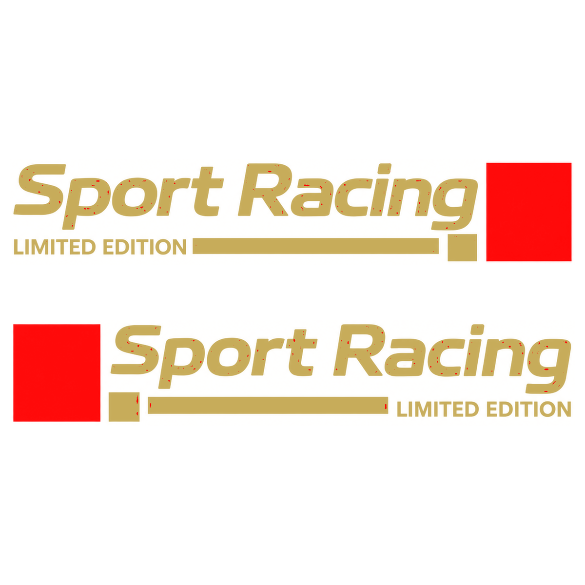 Sticker auto Sport Racing Limited Edition – set pentru ambele părți