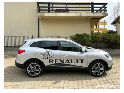 Set 2 Stickere Laterale Renault cu busola