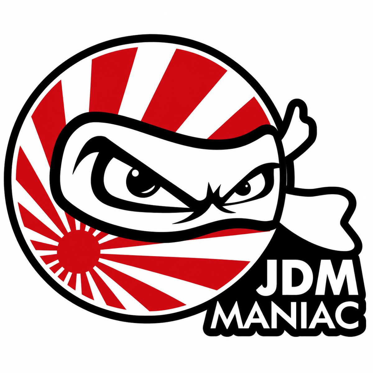 Sticker JDM Maniac – Ninja Japanese Style, Tuning Auto Moto