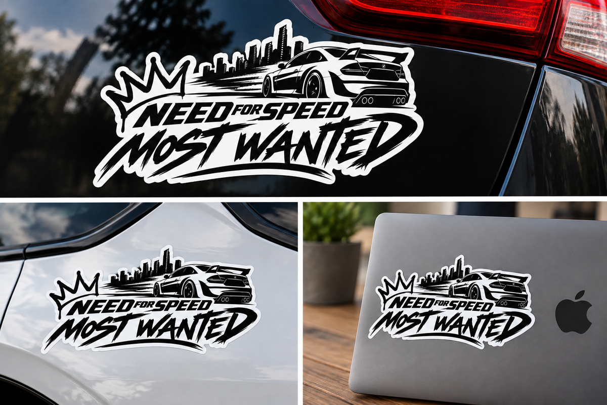 Sticker Need for Speed Most Wanted – Racing Street Style