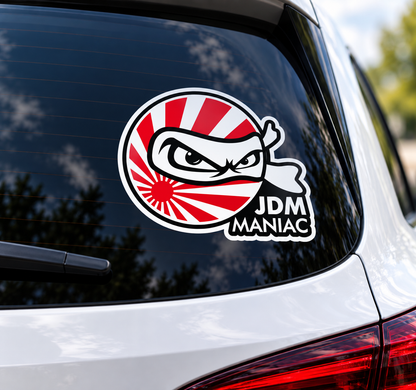 Sticker JDM Maniac – Ninja Japanese Style, Tuning Auto Moto