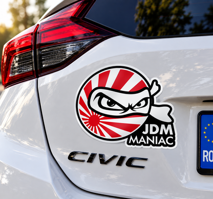 Sticker JDM Maniac – Ninja Japanese Style, Tuning Auto Moto