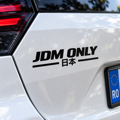 Sticker JDM Only – Japanese Domestic Market, Tuning Auto Moto