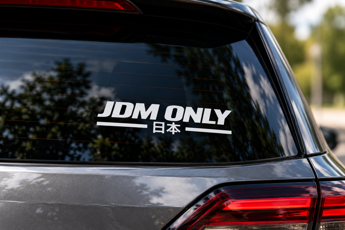 Sticker JDM Only – Japanese Domestic Market, Tuning Auto Moto